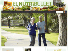 Tablet Screenshot of elnutribulletblog.com